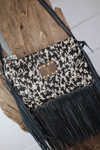 Black Fringe Crossbody