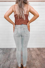 Load image into Gallery viewer, Selena Distressed Light-Wash Denim Jeans