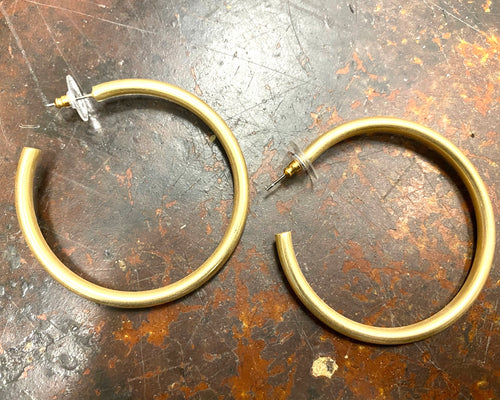 Gold Drama Hoops