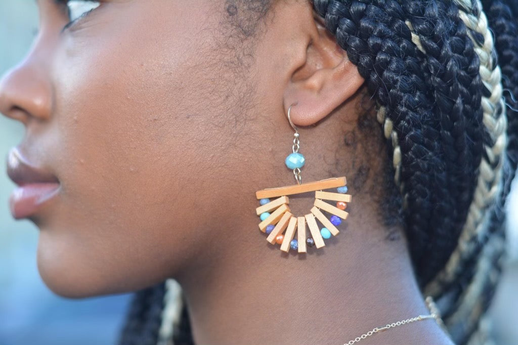 Wicker Waze Earrings