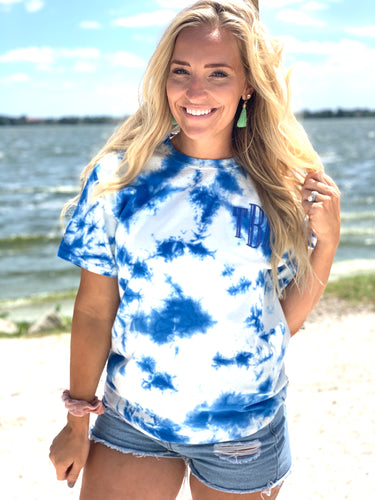 Blue Tie Dye Monogram Mayham