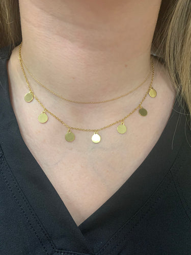 Gold Circle Choker