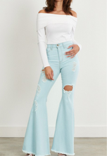 Load image into Gallery viewer, Alexandra Distressed Bell Bottoms