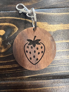 Plant City Engraved Keychain