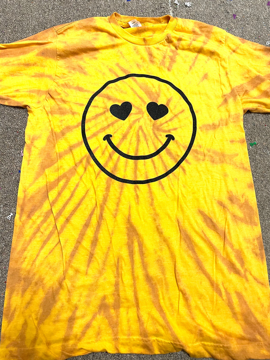 Heart Eyes Acid Wash Graphic