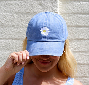 Daisy Denim Hat