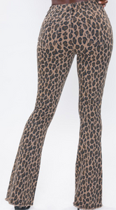 Wild Side Flare High Rise Denim