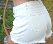 Load image into Gallery viewer, Everyday White Denim Shorts