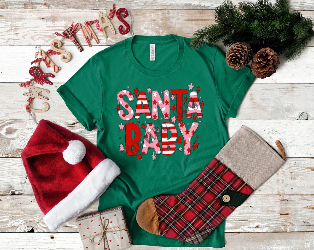 Santa Baby Graphic. Short Sleeve / Long Sleeve