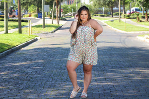 Say No More Floral Romper