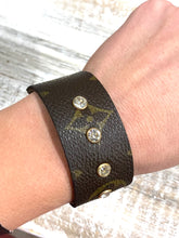 Load image into Gallery viewer, Leather Upcycled Cuff