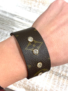 Leather Upcycled Cuff