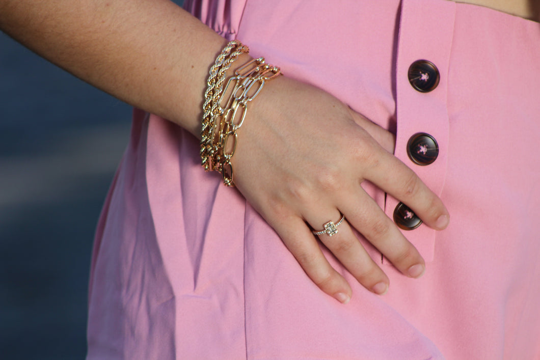 Chainlink Gold Magnetic Cuff