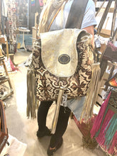 Load image into Gallery viewer, Upcycled Fringe Backpack