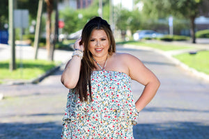 Say No More Floral Romper