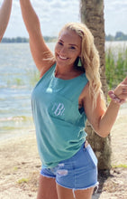 Load image into Gallery viewer, Sea foam Monogram Tank