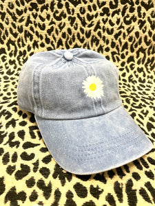 Daisy Denim Hat