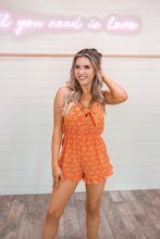 Load image into Gallery viewer, Walk That Way Floral Romper