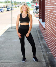 Load image into Gallery viewer, Black Activewear Set