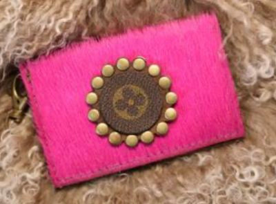 Becca Hot Pink Cowhide Upcycled Wallet