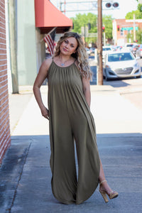 Olive Summertime Romper