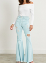 Load image into Gallery viewer, Alexandra Distressed Bell Bottoms