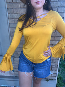 Mustard Bell Top