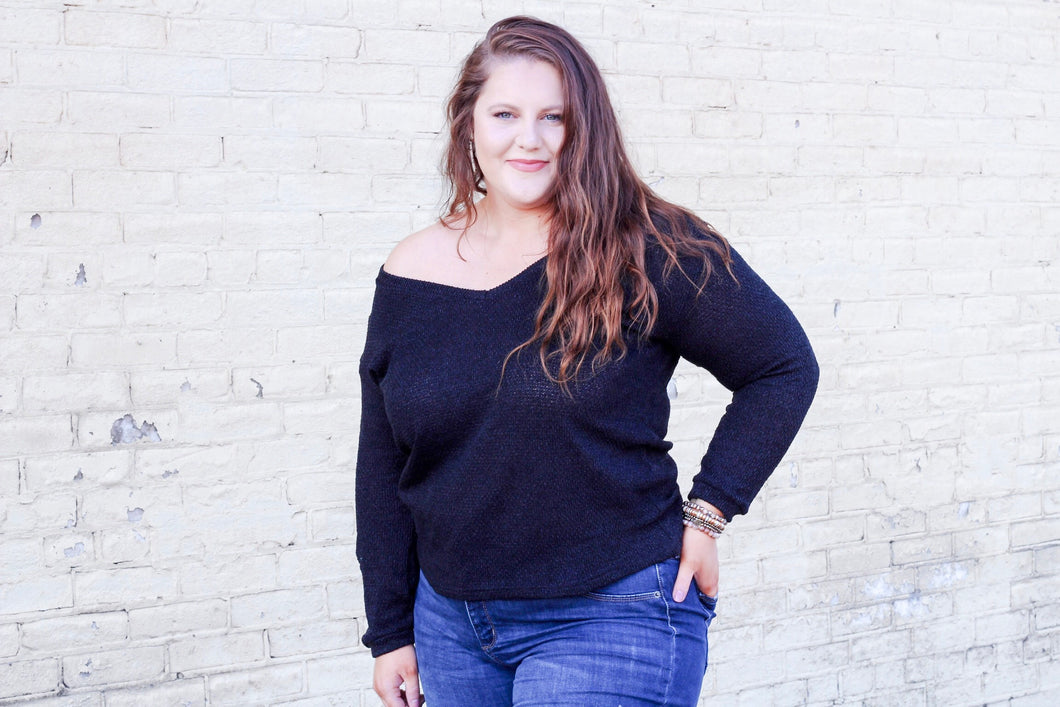 Three Seasons Sweater Black