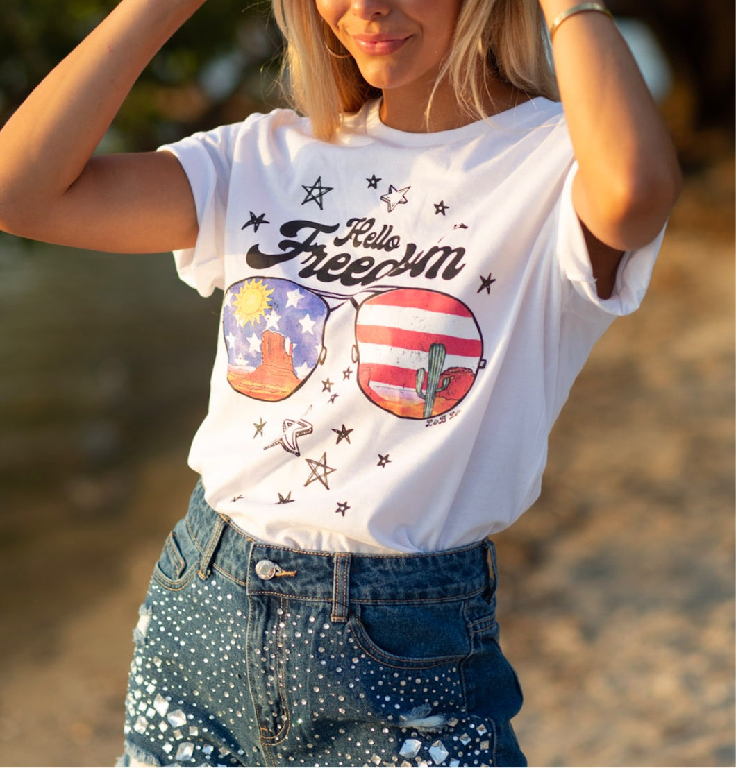 Hello Freedom Graphic