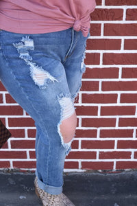 Lex Curvy Boyfriend Jeans