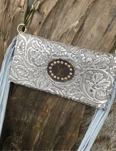 Upcycled Silver Crossbody