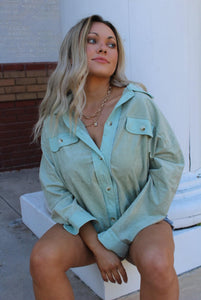 Shades of Green Shacket