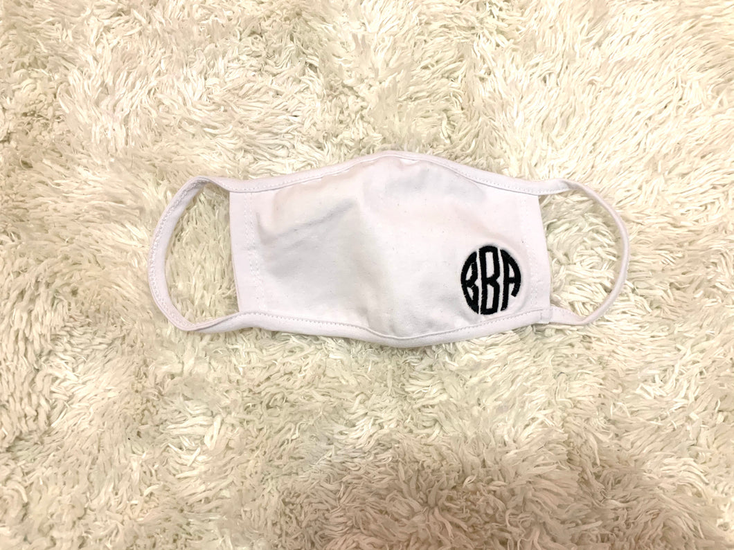 White Face Mask Custom