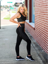 Load image into Gallery viewer, Black Activewear Set