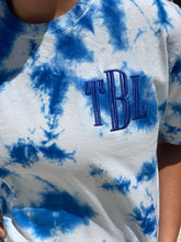 Load image into Gallery viewer, Blue Tie Dye Monogram Mayham