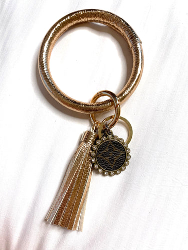 Gold Upcycled Keychain