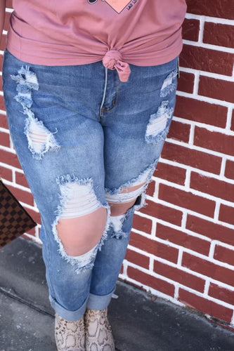 Lex Curvy Boyfriend Jeans