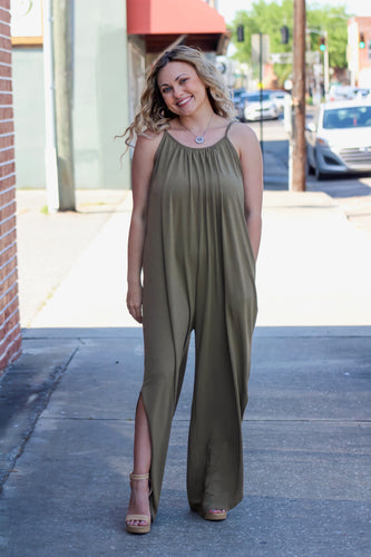 Olive Summertime Romper